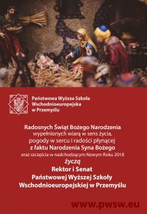 Radosnych Świąt Bożego Narodzenia oraz szczęścia w nadchodzącym Nowym Roku