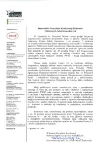 Stanowisko Prezydium Konferencji Rektor&oacute;w Publicznych Szk&oacute;ł Zawodowych ws. porpawki do ustawy 2.0 Prawo o Szkolnictwie Wyższym