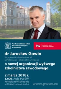 Minister Nauki i Szkolnictwa Wyższego w PANS