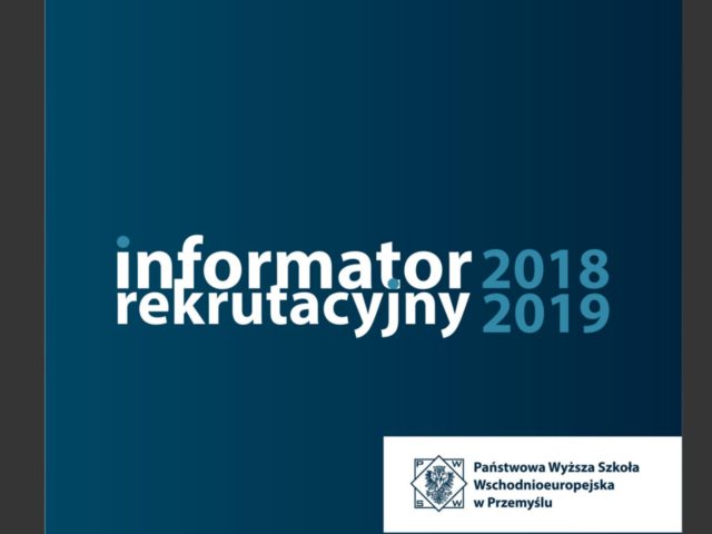 Informator dla maturzystów na rok akademicki 2018/2019
