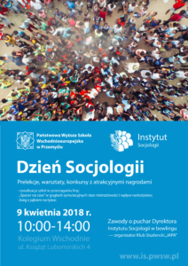 Dzień socjologii w PANS już 9 kwietnia!