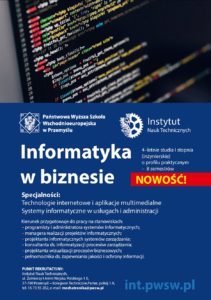 Informatyka w biznesie – Biznes w Informatyce