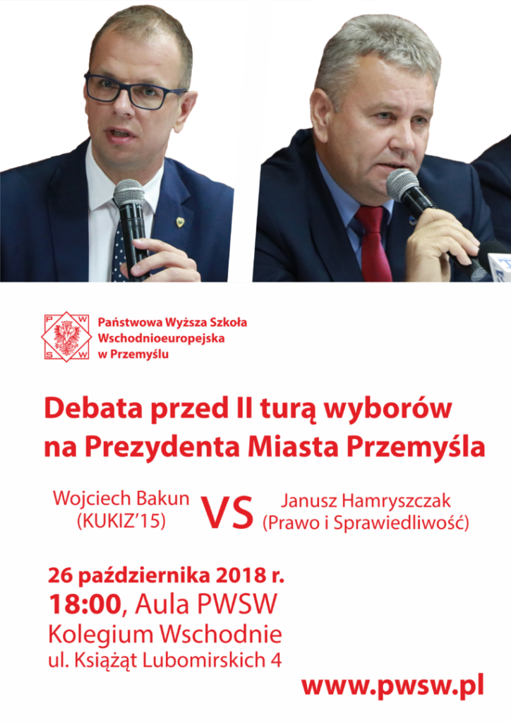 Debata przed II turą wyborów na Prezydenta Miasta Przemyśla