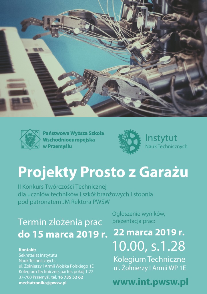 II Konkurs Projekty Prosto z Garażu
