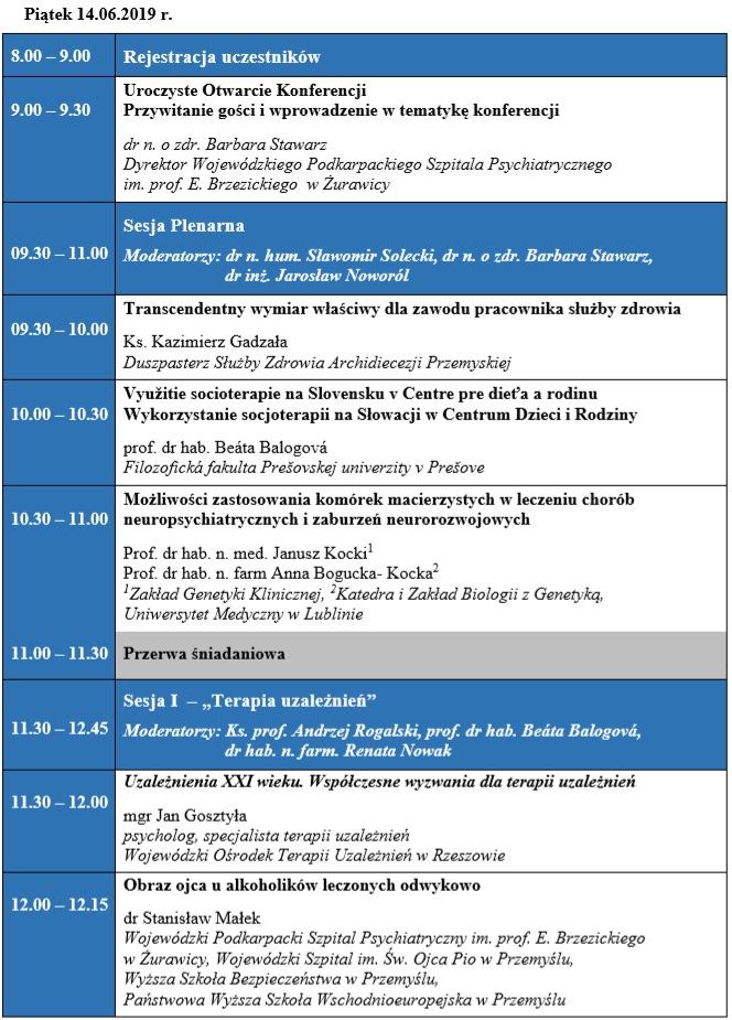 III Og&oacute;lnopolska Konferencja Naukowo-Szkoleniowa &bdquo;Psychiatria i terapia uzależnień w świetle wsp&oacute;łczesnych wyzwań&rdquo;