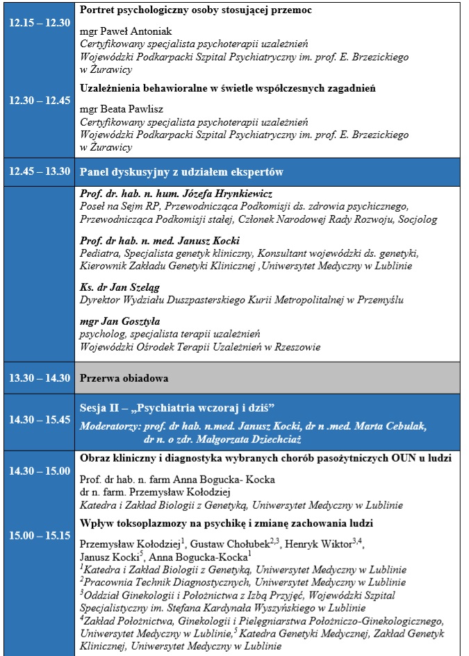III Og&oacute;lnopolska Konferencja Naukowo-Szkoleniowa &bdquo;Psychiatria i terapia uzależnień w świetle wsp&oacute;łczesnych wyzwań&rdquo;