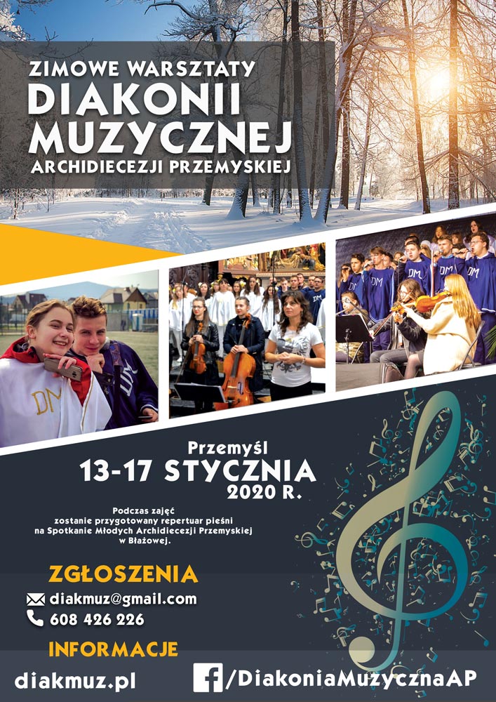 Diakonia Muzyczna zaprasza na warsztaty