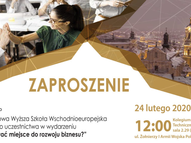 Zapraszamy do uczestnictwa w wydarzeniu „Jak zbudować miejsce do rozwoju biznesu?”