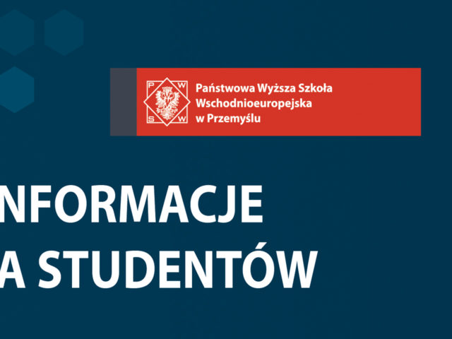 Organizacja pracy sekretariatów PANS w Przemyślu na czas zawieszenia zajęć