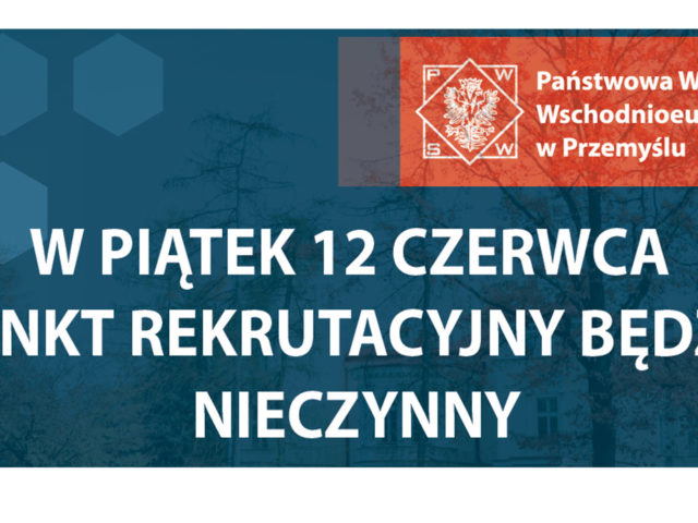 Informacja o Punkcie Rekrutacyjnym PANS w Przemyślu