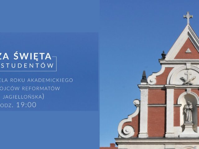 Zapraszamy na Mszę Świętą dla studentów