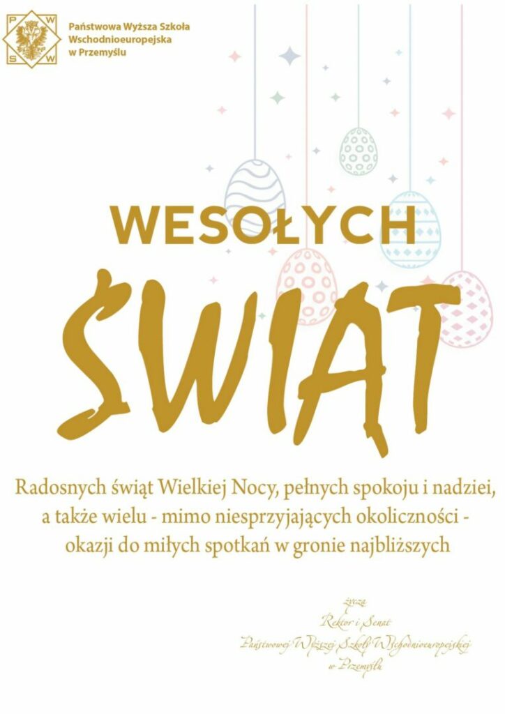WESOŁYCH ŚWIĄT WIELKANOCNYCH