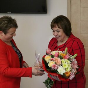 Na zdjęciu dr n. o zdrowiu Barbara Stawarz, dr Edyta Guty