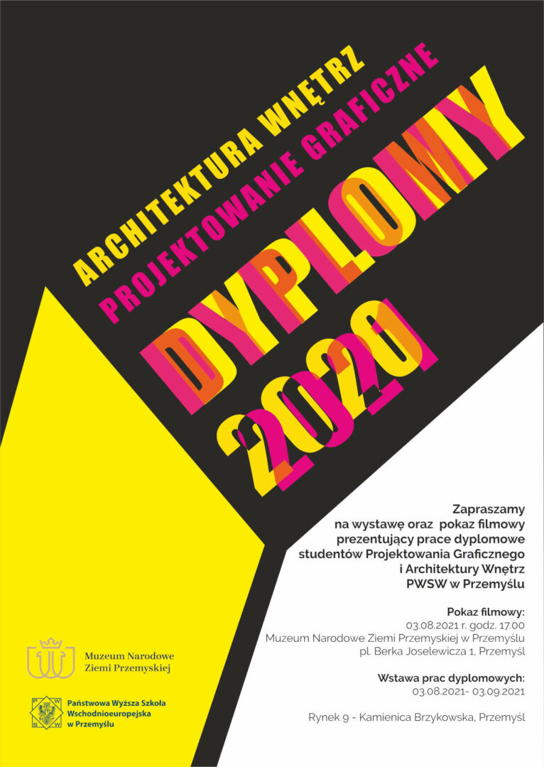 Prezentacja prac dyplomowych studentów Projektowania Graficznego i Architektury Wnętrz PANS