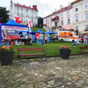 Ujęcie z przemyskiego rynku podczas Wincentiady