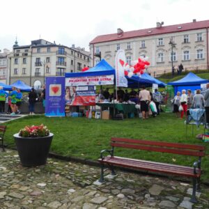 Ujęcie z przemyskiego rynku podczas Wincentiady