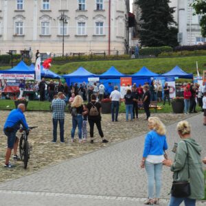 Ujęcie z przemyskiego rynku podczas Wincentiady
