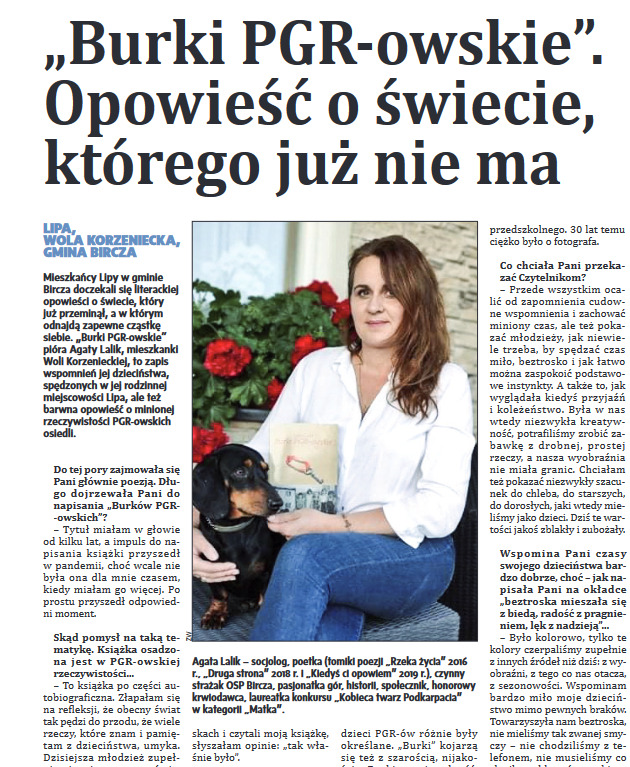 Absolwentka PANS autorką książki „Burki PGR-owskie”