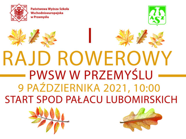 I rajd rowerowy PANS – zapraszamy „w trasę”!