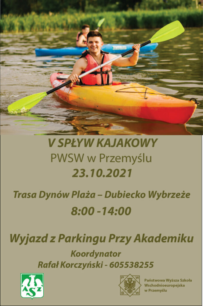 Zapraszamy na V Spływ Kajakowy