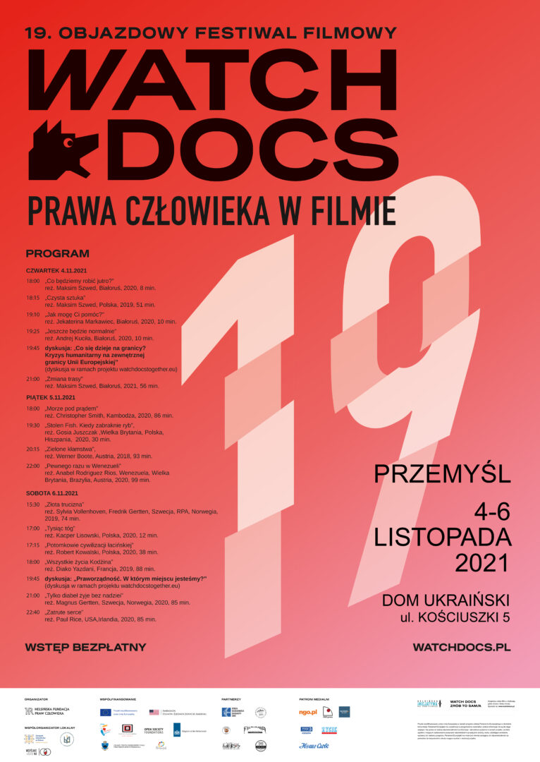 Objazdowy Festiwal Filmowy WATCH DOCS „Prawa Człowieka w Filmie”