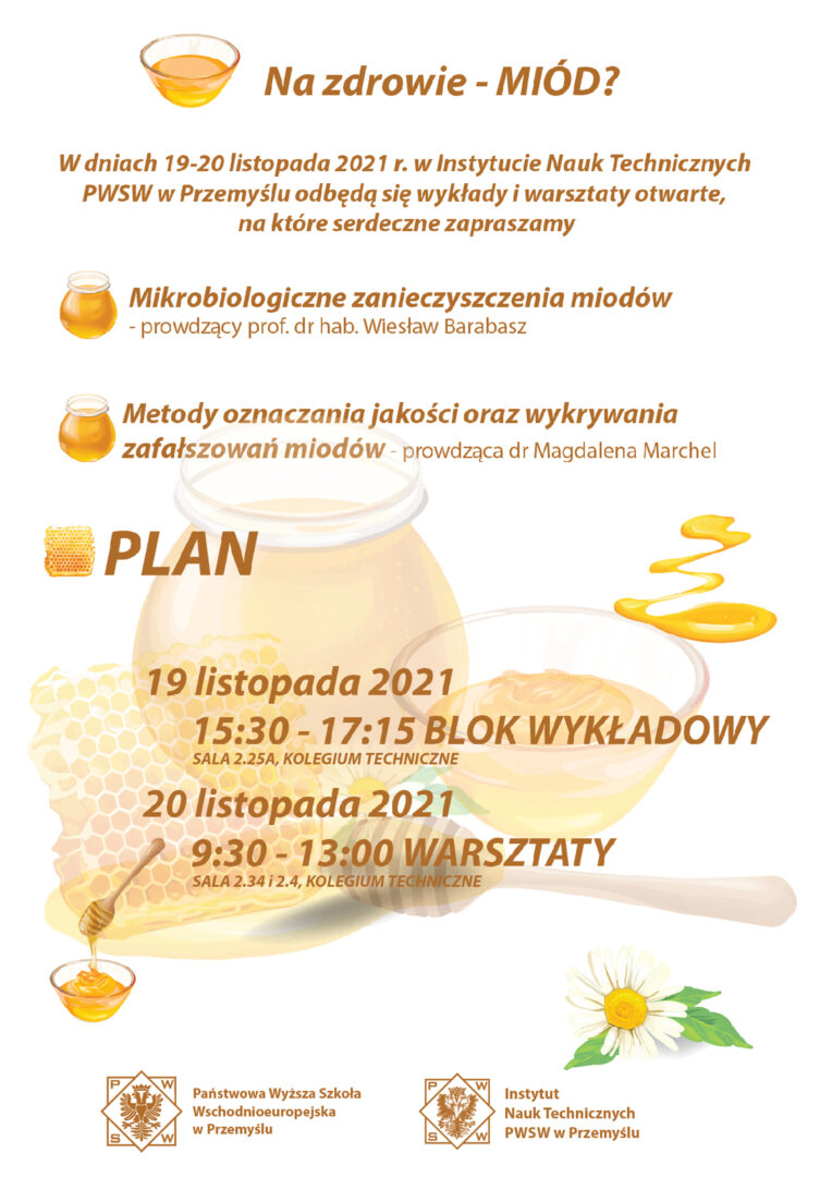 Na zdrowie… miód! Zapraszamy na warsztaty i wykłady