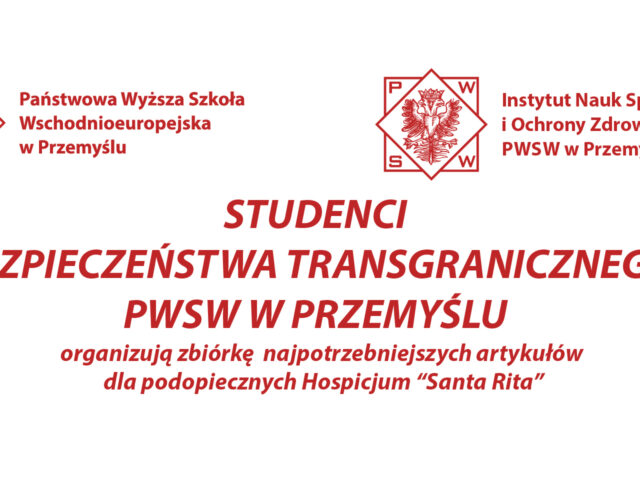 Zbiórka najpotrzebniejszych artykułów dla podopiecznych Hospicjum „Santa Rita”