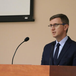 Dr Marcin Bukała z rzeszowskiego oddziału IPN-u