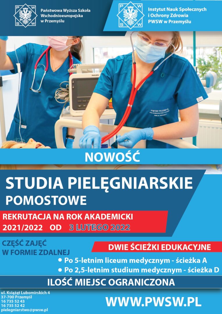 Nowość! – Pielęgniarskie studia pomostowe – ostatnie dni rekrutacji!