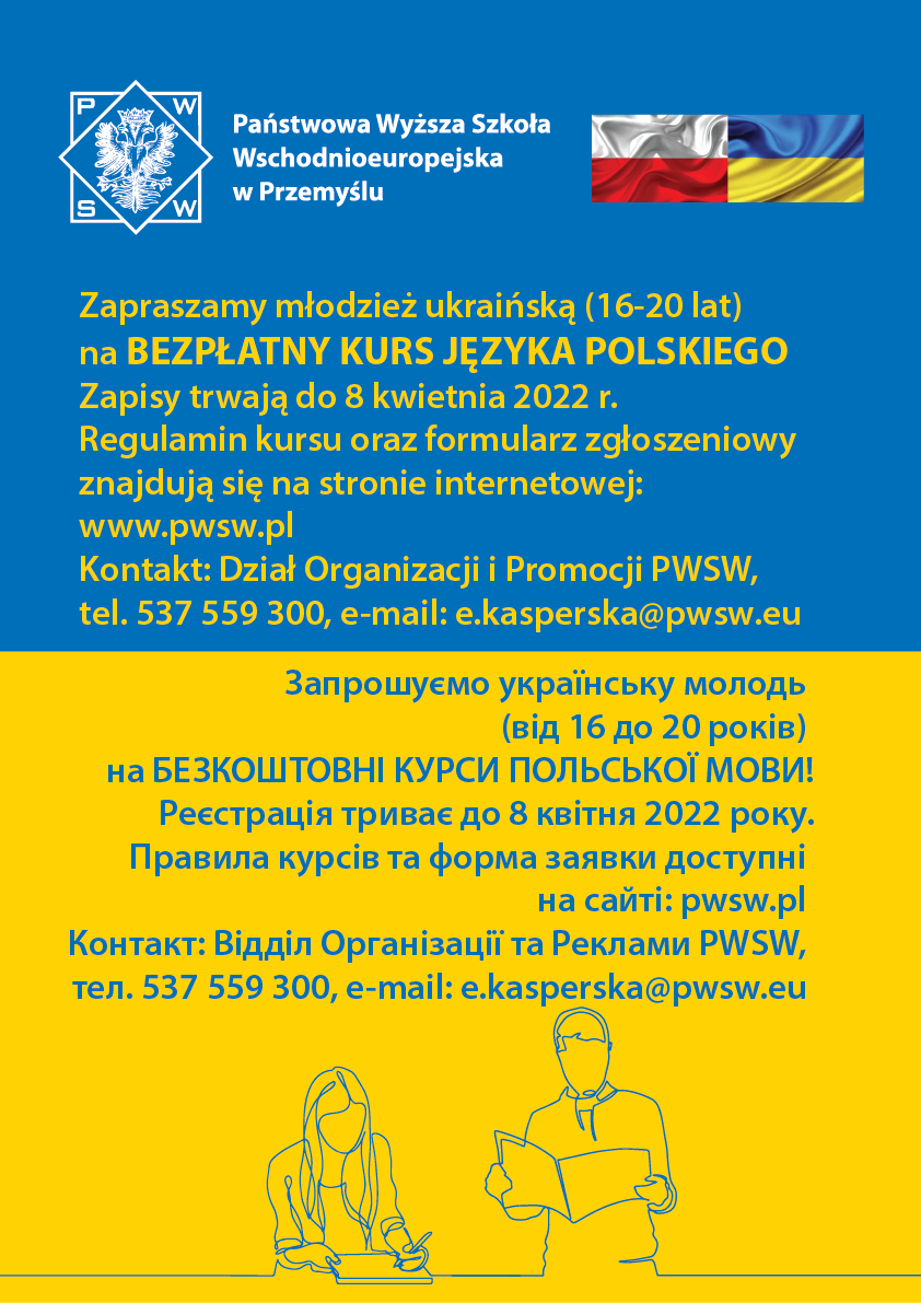 Bezpłatny kurs języka polskiego dla obcokrajowców
