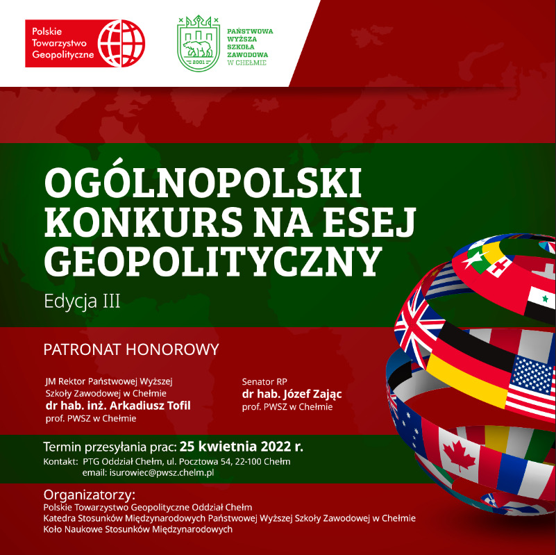 Ogólnopolski konkurs na esej geopolityczny