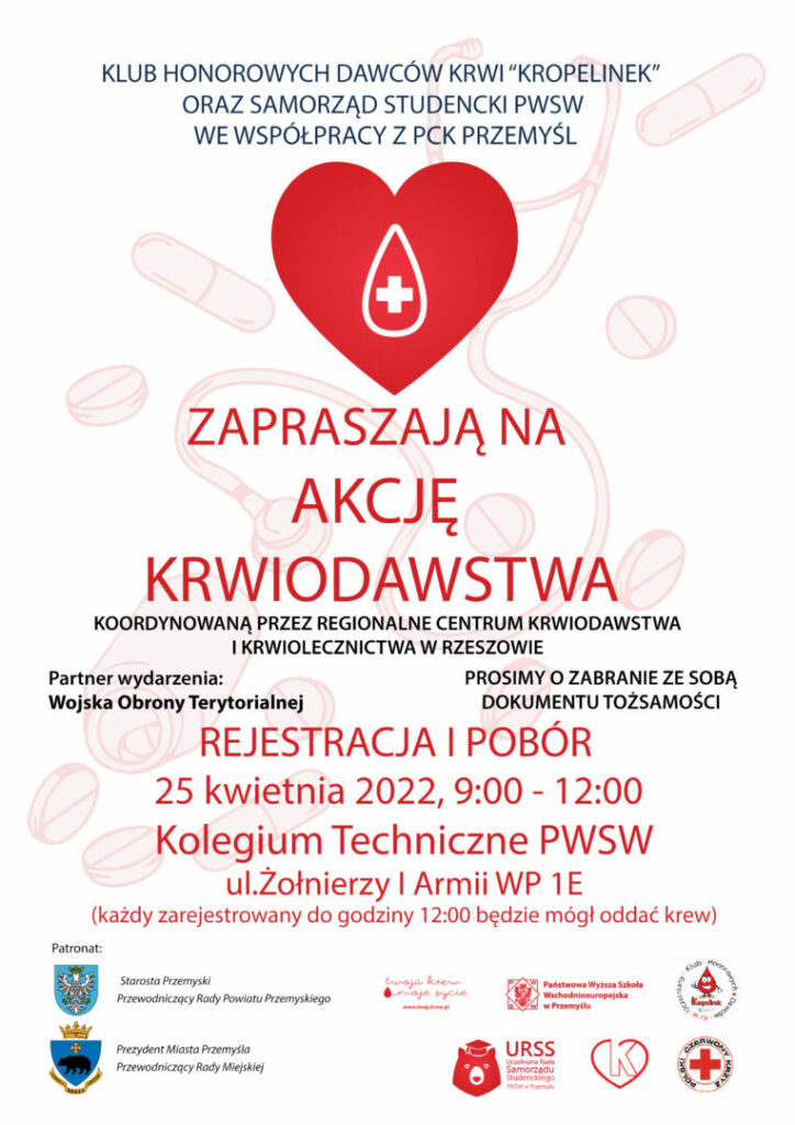 Akcja krwiodawstwa w PANS