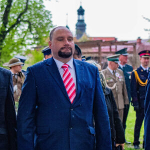 Delegacja PANS - od lewej: mgr Marcin Sowiński - Kierownik Działu Organizacji i Promocji, mgr Tomasz J. Filozof - Kanclerz, Mateusz Kurasz - Przewodniczący Uczelnianej Rady Samorządu Studenckiego