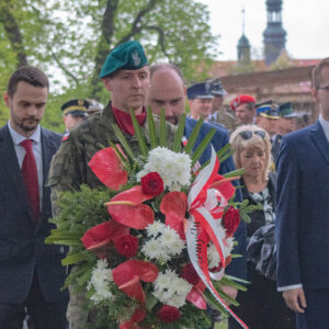 Delegacja PANS - od lewej: mgr Marcin Sowiński - Kierownik Działu Organizacji i Promocji, mgr Tomasz J. Filozof - Kanclerz, Mateusz Kurasz - Przewodniczący Uczelnianej Rady Samorządu Studenckiego