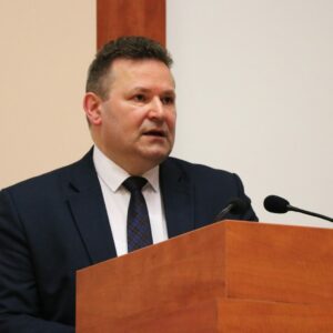wystąpienie dr. Sławomira Soleckiego – Prorektora ds. rozwoju i współpracy