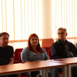 pracownicy PANS w Przemyślu w trakcie spotkania