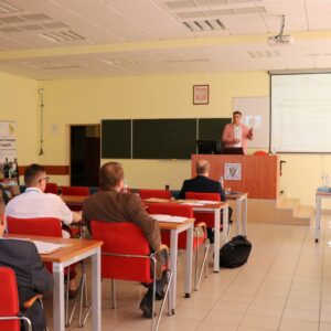 prof. dr hab. Sławomir Kocira - w trakcie prelekcji
