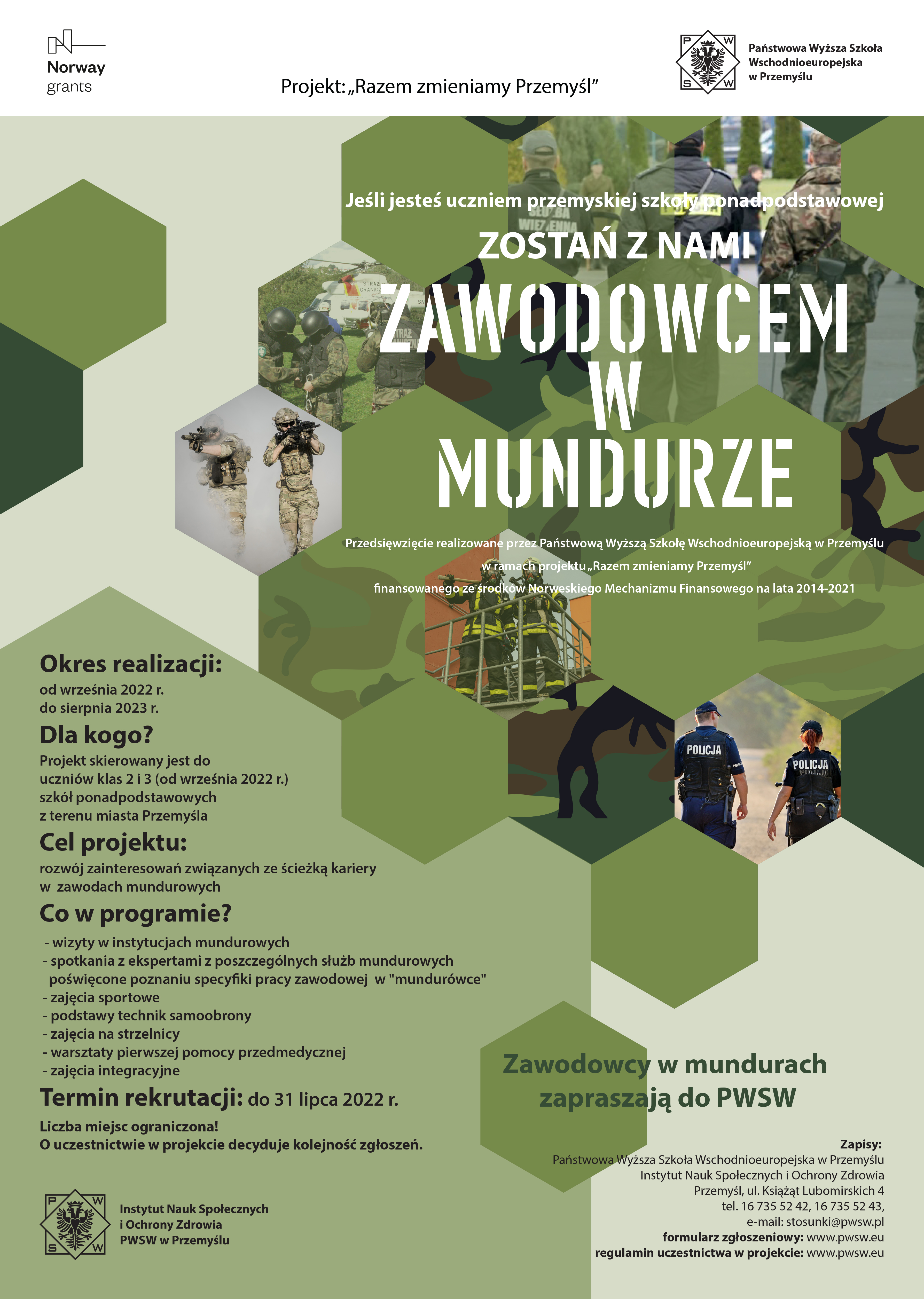Myślisz o karierze w służbach mundurowych? Mamy coś dla Ciebie!
