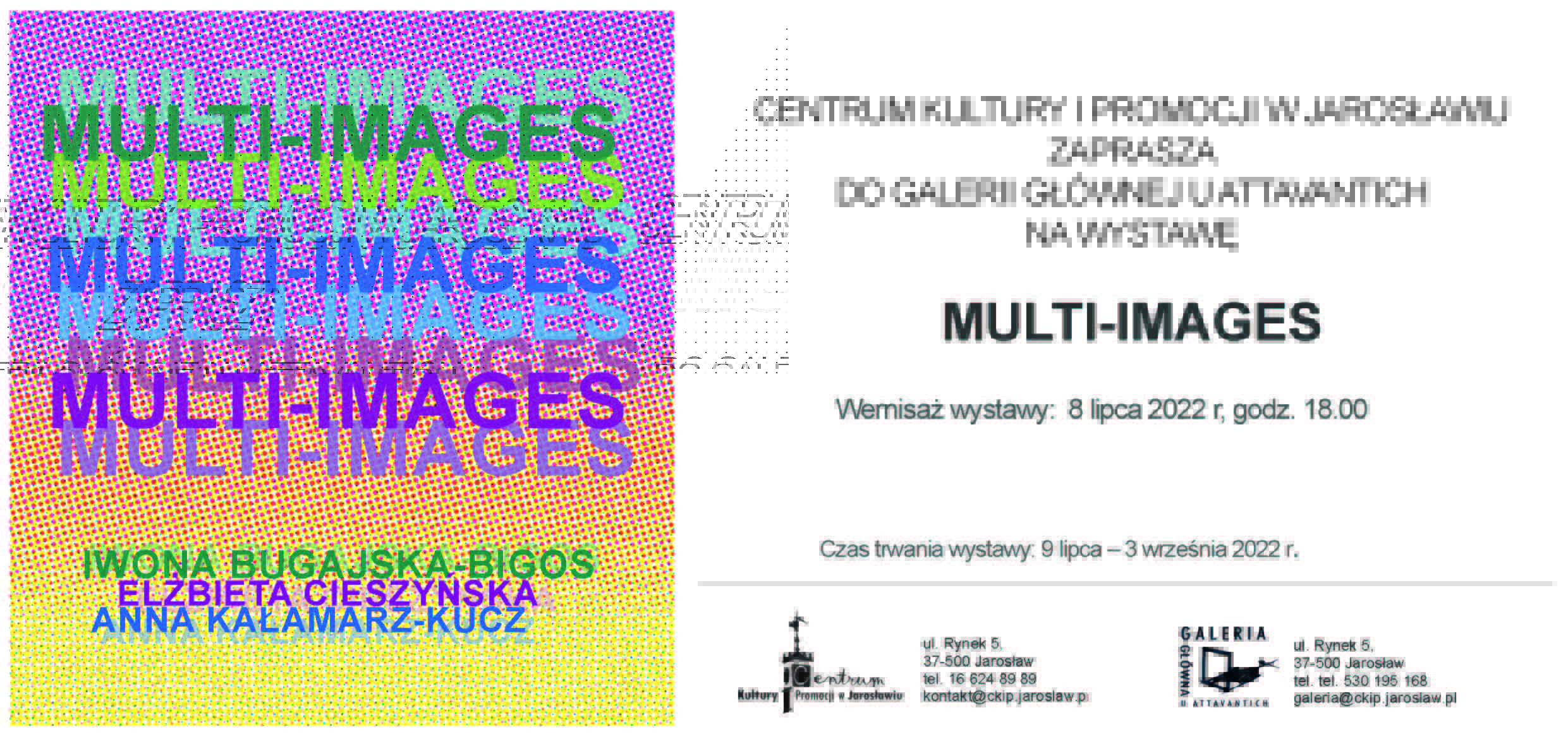 Zapraszamy na wystawę „MULTI-IMAGES”