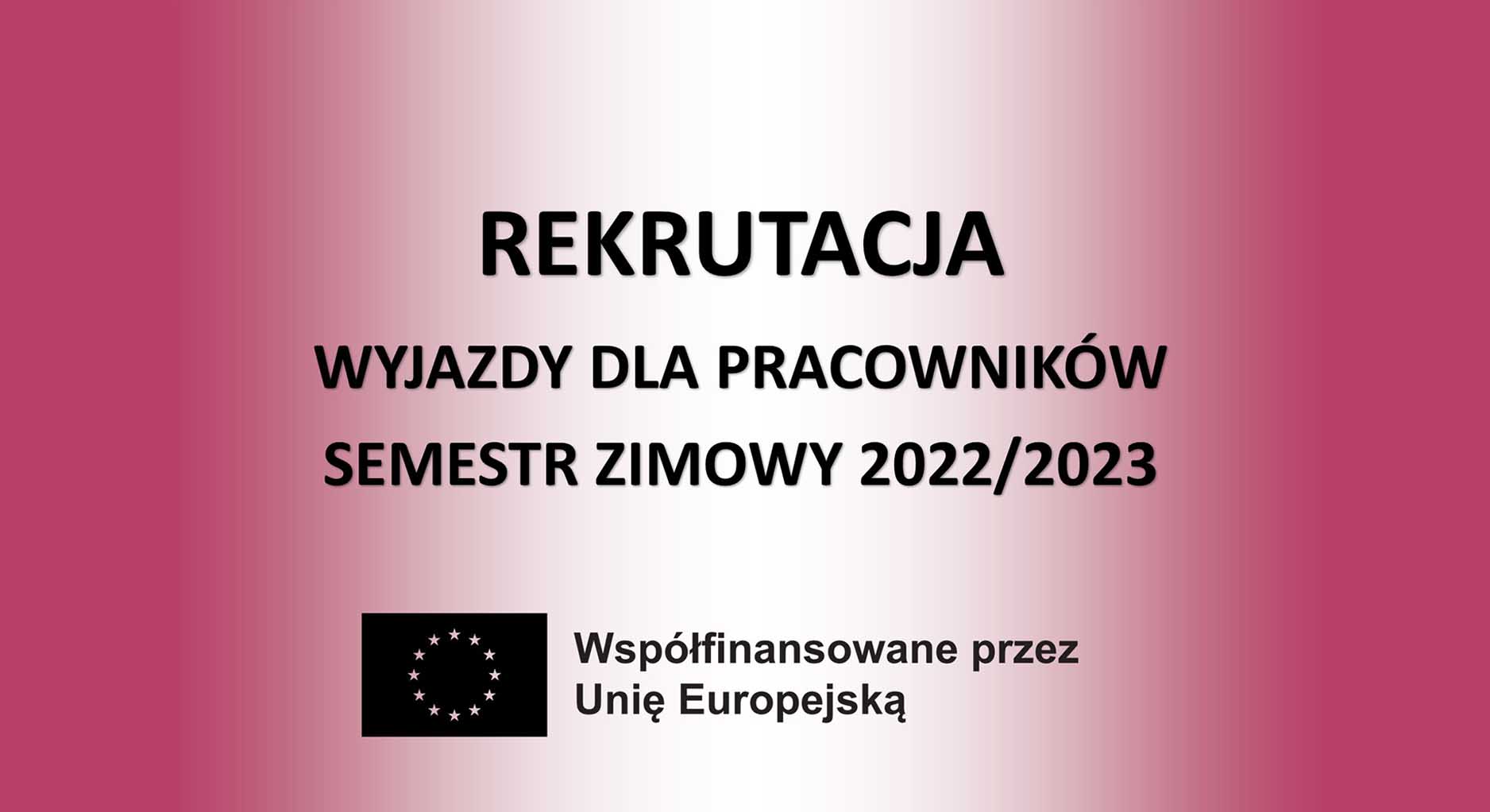 Ruszyła rekrutacja dla pracowników PANS na wyjazdy zagraniczne w ramach programu Erasmus+ w semestrze zimowym 2022/2023