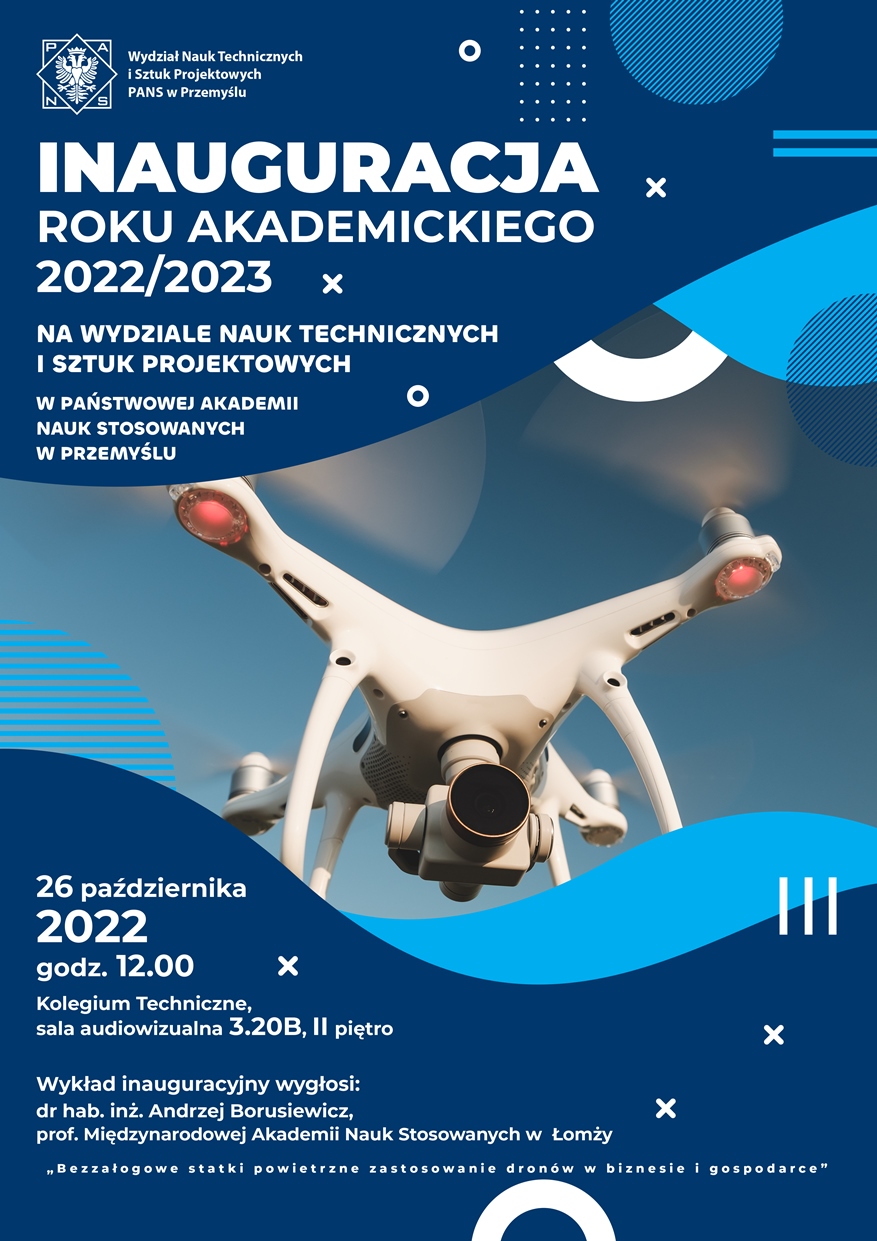 Zapraszamy na inaugurację roku akademickiego na Wydziale Nauk Technicznych i Sztuk Projektowych