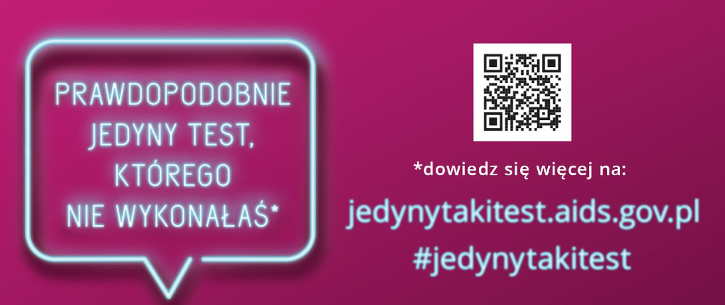 „Jedyny test” – nowa kampania Krajowego Centrum ds. AIDS