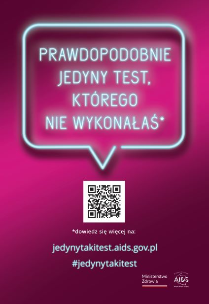 „Jedyny test” – nowa kampania Krajowego Centrum ds. AIDS