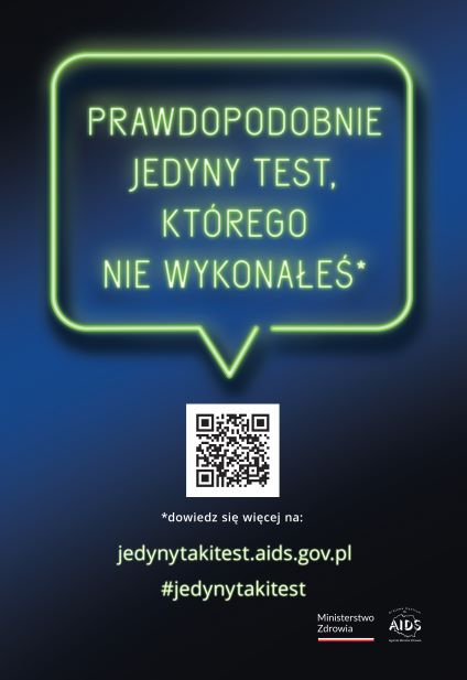 „Jedyny test” – nowa kampania Krajowego Centrum ds. AIDS