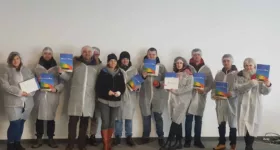 Studenci kierunku Inżynieria Transportu i Logistyki z wizytą w firmie AMPLUS