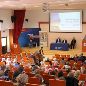 prof. dr hab. Andrzej Chwalba w trakcie prelekcji