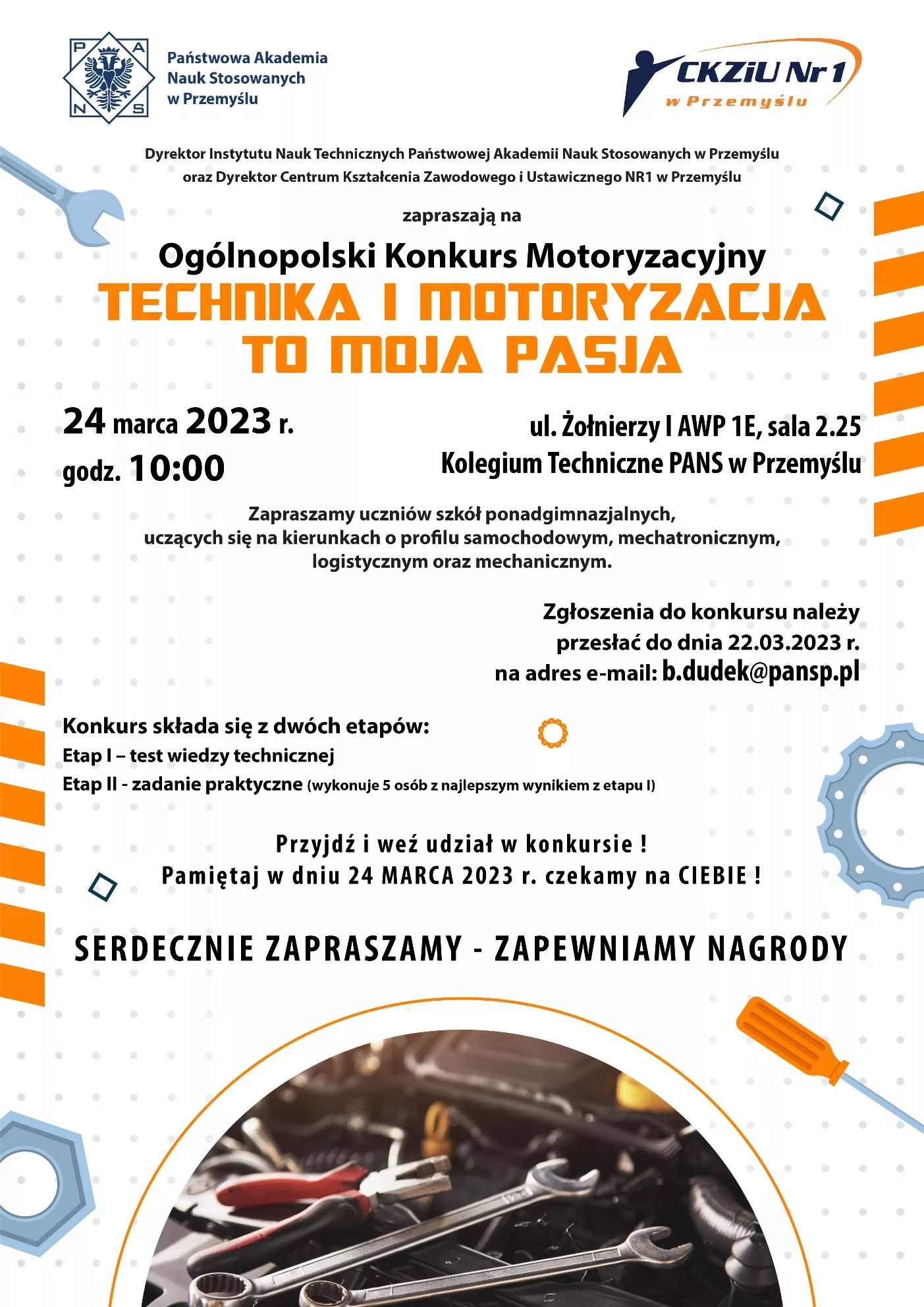Og&oacute;lnopolski Konkurs Motoryzacyjny „Technika i motoryzacja to moja pasja”