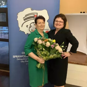 Prof. Guty w towarzystwie dr B. Majchrowicz (PANS)