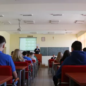 dr inż. Grzegorz Dzieniszewski, prof. PANS w trakcie wystąpienia