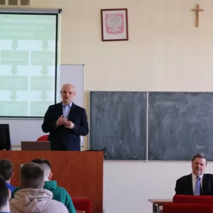 dr inż. Grzegorz Dzieniszewski, prof. PANS w trakcie wystąpienia